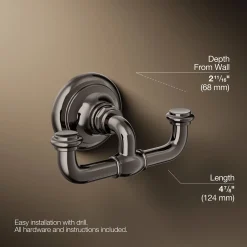 Double robe hook