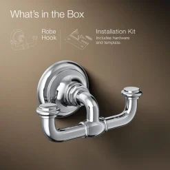 Double robe hook