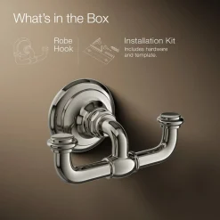 Double robe hook