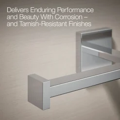 Double toilet paper holder