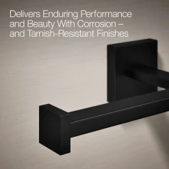 Double toilet paper holder