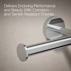 Double toilet paper holder