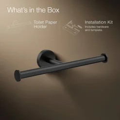 Double toilet paper holder