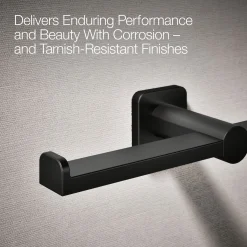 Double toilet paper holder