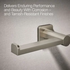 Double toilet paper holder