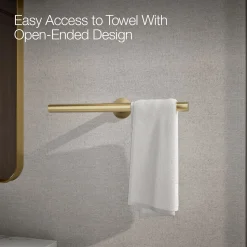 Double towel arm