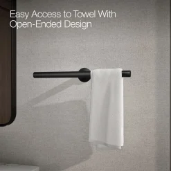 Double towel arm