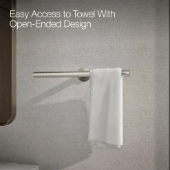 Double towel arm