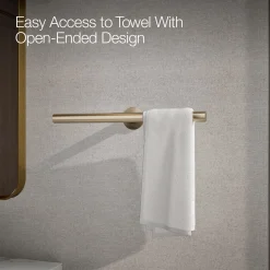 Double towel arm