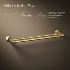 Double towel bar