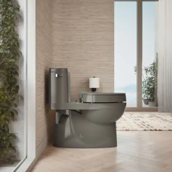 Elevated Quiet-Close™ elongated toilet seat