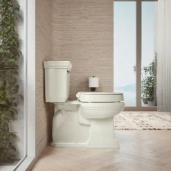 Elevated Quiet-Close™ elongated toilet seat