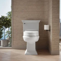 Elevated Quiet-Close™ elongated toilet seat