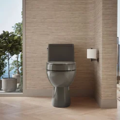 Elevated Quiet-Close™ elongated toilet seat