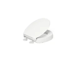 Elevated Quiet-Close™ round-front toilet seat