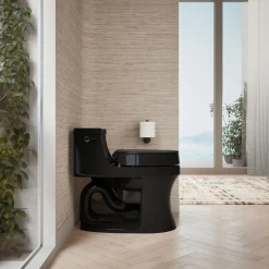 Elevated Quiet-Close™ round-front toilet seat