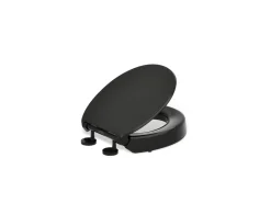 Elevated Quiet-Close™ round-front toilet seat