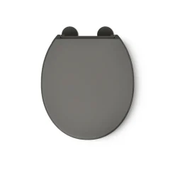 Elevated Quiet-Close™ round-front toilet seat