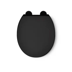Elevated Quiet-Close™ round-front toilet seat