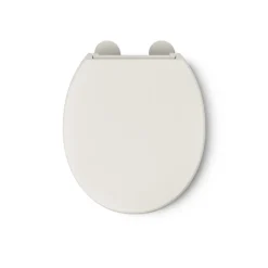 Elevated Quiet-Close™ round-front toilet seat