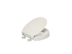 Elevated Quiet-Close™ round-front toilet seat