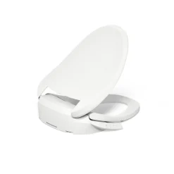 Elongated bidet toilet seat