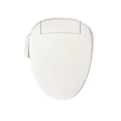 Elongated bidet toilet seat