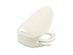Elongated bidet toilet seat