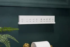Elongated bidet toilet seat with remote control