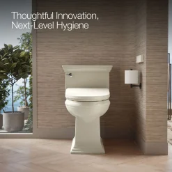 Elongated bidet toilet seat with remote control