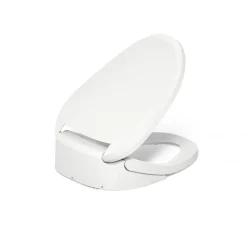 Elongated bidet toilet seat with remote control