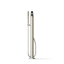 Floor-mount bath filler trim