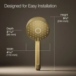 Four-function handshower, 1.75 gpm