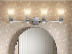 Four-light sconce