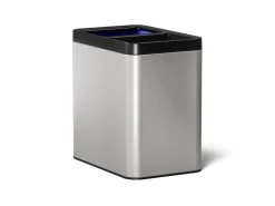 5-3/4-gallon dual-compartment open-top trash can