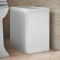 5-3/4-gallon dual-compartment open-top trash can