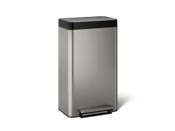 8-gallon loft stainless steel step trash can