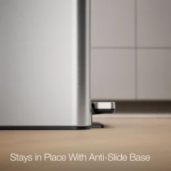8-gallon loft stainless steel step trash can