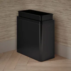 3-gallon open-top trash can