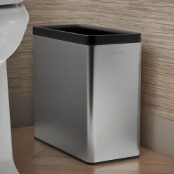 3-gallon open-top trash can