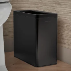 3-gallon open-top trash can