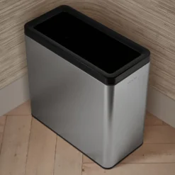 3-gallon open-top trash can