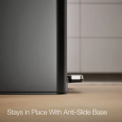 21.7-gallon stainless steel dual-bin step trash can