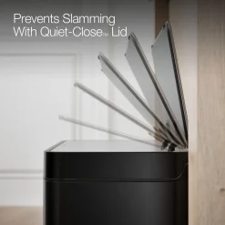 8-gallon stainless steel step trash can