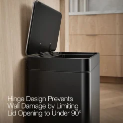 8-gallon stainless steel step trash can