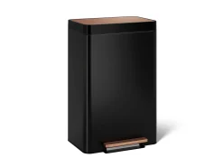 13-gallon stainless steel step trash can
