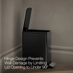 1-1/2-gallon step trash can