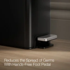 1-1/2-gallon step trash can