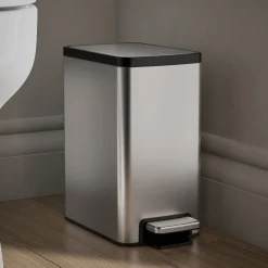 1-1/2-gallon step trash can