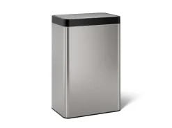 13-gallon touchless stainless steel trash can